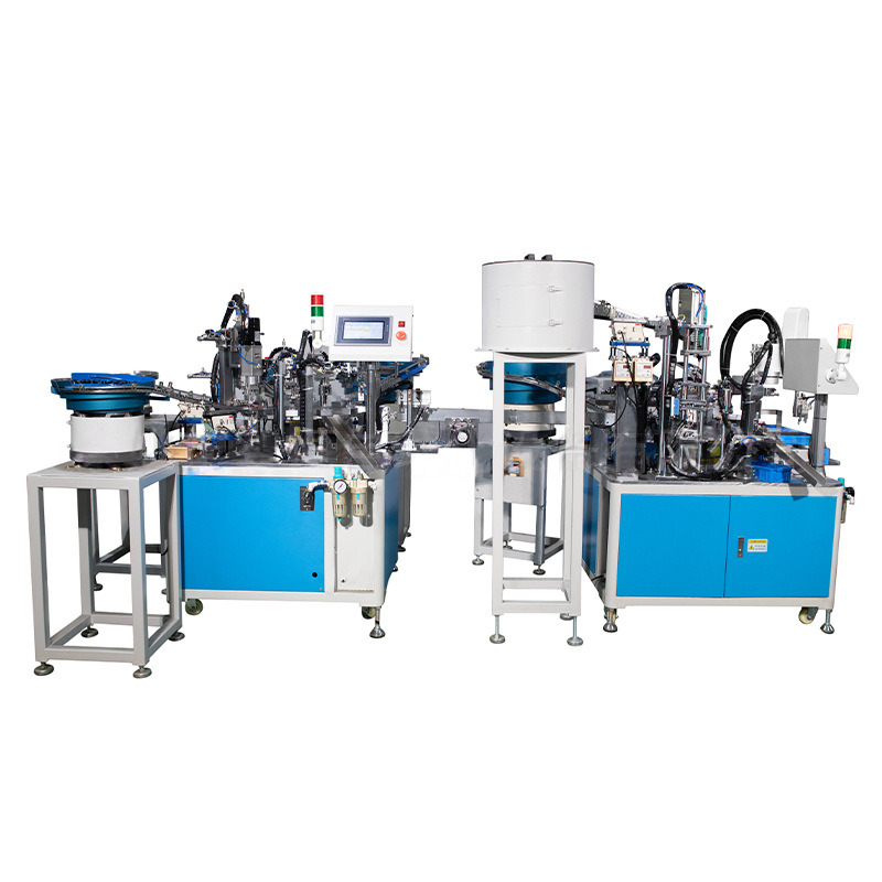 电磁阀上盖拧螺丝组装线